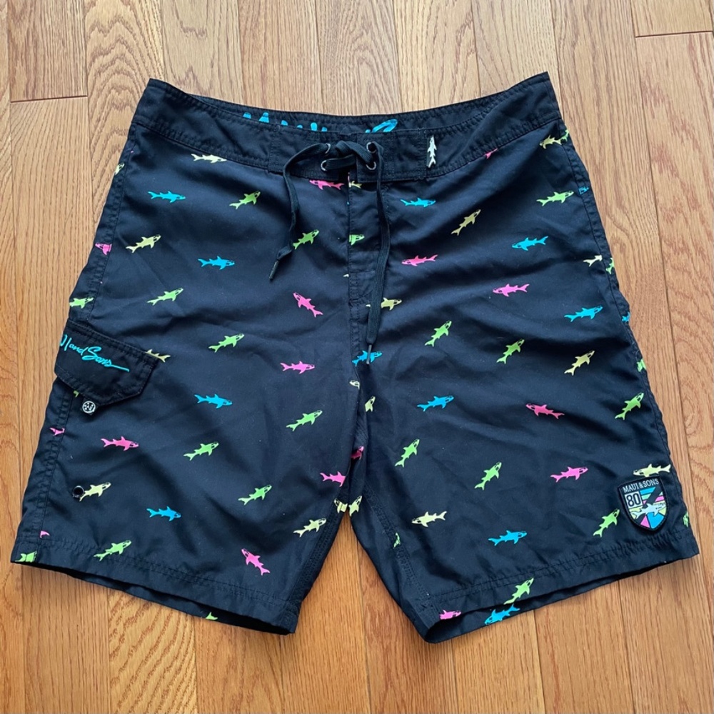 Maui and Sons Swim Trunks 34